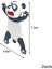 Panda 3D Stereo Karikatür Güzel Hayvan Kitap Ayracı 3D Stereo Kitap Ayracı Daha Eğlenceli Okuma Için Tuhaf Kitap Ayracı Ofis Okul Malzemeleri (Yurt Dışından) 1