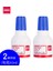 40ML (Mürekkep)Bluex2 Deli 9864 9870 9874 Yuvarlak Kare Damga Mürekkep Pedi 10ML 40ML Damga Mürekkebi Kırmızı Siyah Mavi Renkler Finans Kırtasiye Mürekkep Pedi (Yurt Dışından) 1