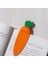 1 Adet Yaratıcı Kenar Turuncu Renk 3D Havuç Şekli Yer Ayracı Silika Jel Yer Ayracı Yenilik Kitap Okuma Araçları Ofis Malzemeleri (Yurt Dışından) 2