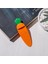 1 Adet Yaratıcı Kenar Turuncu Renk 3D Havuç Şekli Yer Ayracı Silika Jel Yer Ayracı Yenilik Kitap Okuma Araçları Ofis Malzemeleri (Yurt Dışından) 5