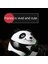 Şanslı Tavşan Maskot Sichuan Panda Seyahat Hatıra Sevimli Panda Yaratıcı Düşmemek Için Oyuncak Eğlenceli Bebek Arkadaşlara Çocuk Göndermek (Yurt Dışından) 4