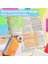 Sarı 50 Yaprak Yaratıcı Astarlı Şeffaf Pet Bloknot Yayınlandı Yapışkan Notlar Planlayıcısı Etiket Not Defteri Okul Öğrencileri Kırtasiye (Yurt Dışından) 2