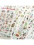 x 6 Adet/takım Dıy Kawaii Sevimli Çizim Pazar Planlayıcısı Kitap Günlüğü Süslemeleri Kırtasiye Çıkartmalar Pvc Şeffaf Scrapbooking (Yurt Dışından) 4