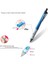 Siyah Set B Unı Mekanik Kurşun Kalemler M5-1009GG Yumuşak Kauçuk Kılıf Anahtarı Rotasyon Çift Kalıp Kurşun Okul Malzemeleri Ofis Kırtasiye 0.5mm/0.3mm (Yurt Dışından) 5