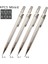 4 Adet Kalem Karışık Yüksek Kalite 4 Adet/takım 0.3 0.5 0.7 0.9mm Basit Beyaz Mekanik Kurşun Kalem Öğrenci Yazma Boyama Kırtasiye Okul Malzemeleri (Yurt Dışından) 1
