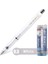 MA85 Beyaz 0.3mm 1 Adet Zebra MA85 Delguard Mekanik Kurşun Kalem 0.3/0.5/0.7mm Kırılma Önleyici Çekirdek Lapicero Yazma Çizim Malzemesi Escolar Papelaria (Yurt Dışından) 1