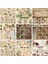 Stil 3 12 Yaprak Vintage Çiçek Hayvan Not Defteri Scrapbooking Arka Plan Kağıt Pedleri Bilinmeyen Dergisi Sanat El Yapımı Dekoratif Kağıt El Sanatları (Yurt Dışından) 2