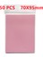 PINK-70X95MM 50 Yaprak Şeffaf Yapışkan Notlar Su Geçirmez Pet Bloknot Çıkartmalar Günlük Yapılacaklar Listesi Not Kağıdı Öğrenci Ofis Kırtasiye Için (Yurt Dışından) 1