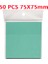 GREEN-75X75MM 50 Yaprak Şeffaf Yapışkan Notlar Su Geçirmez Pet Bloknot Çıkartmalar Günlük Yapılacaklar Listesi Not Kağıdı Öğrenci Ofis Kırtasiye Için (Yurt Dışından) 1