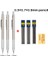 0.5 0.7 0.9mm Kalem Mekanik Kurşun Kalem Seti 0.3 0.5 0.7 0.9 1.3 2.0mm Tam Metal Sanat Çizim Boyama Otomatik Kurşun Kalem Ofis Okul Kaynağı (Yurt Dışından) 1