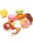 Donut Rastgele 1 Adet Yaratıcı Kurşun Kalem Silgisi Macaron Dondurma Şekli Silgi Renkli Karikatür Kauçuk Silgi Yazma Çizim Kırtasiye Öğrenci Hediye (Yurt Dışından) 2