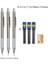 0.5 0.7 0.9mm Kalem 0.3 0.5 0.7 0.9 1.3 2.0mm Mekanik Kurşun Kalem Seti Tam Metal Sanat Çizim Boyama Otomatik Kurşun Kalem Ofis Okul Kaynağı (Yurt Dışından) 1