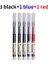 3 Siyah 1 Mavi 1 Kırmızı 5/10 Adet Sınav Imza Tükenmez Kalem 0.5mm Siyah Mavi Mürekkep Yüksek Kapasiteli Jel Kalemler Yazma Okul Ofis Kırtasiye Malzemeleri (Yurt Dışından) 1