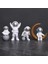 4 Adet 1 Adet Reçine Astronot Figürü Heykeli Heykelcik Spaceman Heykel Eğitici Oyuncaklar Masaüstü Ev Dekorasyon Astronot Modeli Çocuklar Hediye (Yurt Dışından) 2