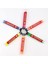 BLUE6PCS-MIX6PCS Roma/dededepraıse Metal Otomatik/mekanik Kömür Kalem 4.0mm Kalın Renkli Dolum/kurşun/çekirdek Neon Kurşun 6 Renk Çizim Silinebilir (Yurt Dışından) 5