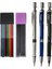 Set B 2.0mm Otomatik Kalem 2b Kurşun Kalem Profesyonel Çizim Yazma Mekanik Kalem Kurşun Kalem Ofis Okul Malzemeleri (Yurt Dışından) 2