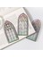 D Yoofun Hikayesi Pencere Tarafından Pvc Kilise Imi Çiçek Okuma Kitap Klibi Retro Kitap Sayfası Işaretleyici Okul Ofis Malzemeleri (Yurt Dışından) 4