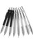 2.0mm Beyaz Set Sıcak Satış Çizim Otomatik Kalemler 0.3 0.5 0.7 0.9 1.3 2.0mm Siyah Beyaz Gümüş Metal Mekanik Kurşun Kalem Silgi Seti (Yurt Dışından) 3