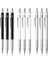 2.0mm Beyaz Set Sıcak Satış Çizim Otomatik Kalemler 0.3 0.5 0.7 0.9 1.3 2.0mm Siyah Beyaz Gümüş Metal Mekanik Kurşun Kalem Silgi Seti (Yurt Dışından) 4