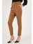 Yüksek Bel Cepli Kemerli Regular Fit Kumaş Pantolon Bayan Pantolon 611PL04 1