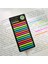 Sy-Jxbtm-01 300 Yaprak Sevimli Ultra-Ince Floresan Etiket Çıkartmaları Saydam Su Geçirmez Sınıflandırma Işareti Yapışkan Notlar Kawaii Kırtasiye (Yurt Dışından) 5