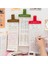 Kırmızı Klip 25X9 cm Uzun Not Defteri 50 Sayfa Yapışkan Olmayan Mesaj Notları Not Defteri Yazma Kağdı Planlayıcısı Listesi Okul Ofis Kırtasiye Scrapbooking (Yurt Dışından) 2