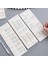 Kırmızı Klip 25X9 cm Uzun Not Defteri 50 Sayfa Yapışkan Olmayan Mesaj Notları Not Defteri Yazma Kağdı Planlayıcısı Listesi Okul Ofis Kırtasiye Scrapbooking (Yurt Dışından) 5