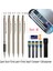 Gösterisi Olarak Set A Yeni 0.3 0.5 0.7 0.9 1.3 2.0mm Metal Mekanik Kurşun Kalem Kutusu Kurşun Silgi Kalemtıraş Seti Öğrenci Boyama Kırtasiye (Yurt Dışından) 5