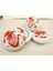 8 cm Guangzu Tang Jingdezhen Seramik Yüksek Beyaz Kırmızı Aslan Desen Mürekkep Kutusu Toz Kutusu Mürekkep Tankı Dört Hazine Çalışma Porselen Kutu (Yurt Dışından) 3