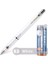 MA85 Beyaz 0.5mm 1 Adet Zebra MA85 Delguard Mekanik Kurşun Kalem 0.3/0.5/0.7mm Kırılma Önleyici Çekirdek Lapicero Yazma Çizim Malzemesi Escolar Papelaria (Yurt Dışından) 1
