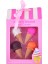 Pembe 4 Adet Kawaii Yaratıcı Gıda Kek Silgi Noel Çocuk Hediye Dondurma Hamburger Lolipop Ayrılabilir Kauçuk Silgi Kırtasiye (Yurt Dışından) 1