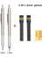 0.9mm 1.3mm Kalem Mekanik Kurşun Kalem Seti 0.3 0.5 0.7 0.9 1.3 2.0mm Tam Metal Sanat Çizim Boyama Otomatik Kurşun Kalem Ofis Okul Kaynağı (Yurt Dışından) 1