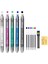 Siyah Set Haile Çok Renkli Kalem 6 In 1 Tükenmez Kalem 5 Renk Tükenmez Kalemler Dolum ve 0.5mm Mekanik Kurşun Kalem Kurşun Ofis Okul Kırtasiye (Yurt Dışından) 4