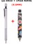 1 Gümüş 1 Kurşun 0.5 mm Beifa Metal Mekanik Kurşun Kalem Japon 0.5/0.7 mm Hb Kalem Kurşun Lapices Çizim Için Düşük Yerçekimi Merkezi Okul Sanatı Için Yazma (Yurt Dışından) 1