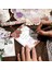 E Yoofun 30 Sayfa Çift Malzeme Çiçekler Malzeme Kağıt Kitap Çiçek Arka Plan Scrapbooking Dekorasyon Kağıtları Dergisi Hediye Kartı (Yurt Dışından) 4