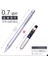Gümüş 0.7mm Set Metal Düşük Yerçekimi Otomatik Kalem 0.5/0.7/0.9mm Profesyonel Çizim Yazma Mekanik Kalem Kurşun Kalem Ofis Okul Malzemeleri (Yurt Dışından) 1