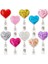 10LIGHTPINK Idclip 10 Adet Bling Aşk Kalp Geri Çekilebilir Rozet Tutucu Rozet Klipleri Hemşire Kımlık Rozeti Makarası ile Timsah Klip (Yurt Dışından) 4