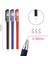 Siyah Set 3 Jel Kalem + 50 Yedek Set 0.38MM Siyah Mavi Kırmızı Mürekkep Günlüğü Yazma Okul Malzemeleri Kırtasiye (Yurt Dışından) 4