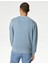 Marks & Spencer Saf Pamuklu Yuvarlak Yaka Sweatshirt 4