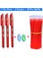 25 Adet Kırmızı Set A 25 Adet/takım Renkli Silinebilir Jel Kalem Yedekler Çubuklar 0.5mm Kawaii Tükenmez Kalemler Yıkanabilir Kolu Ofis Okul Yazma Kırtasiye (Yurt Dışından) 1