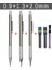 0.9mm 1.3mm 2.0mm 0.5 0.7 0.9 1.3 2.0mm Mekanik Kurşun Kalem Seti Tam Metal Sanat Çizim Boyama Otomatik Kurşun Kalem Ofis Okul Malzemeleri (Yurt Dışından) 1