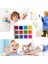 12 Renk 12/24 Renk Komik Mürekkep Pedi Damga Dıy Parmak Boyama Zanaat Kart Yapımı Çocuklar Için Montessori Çizim 0-12 Ay Bebek Oyuncakları (Yurt Dışından) 3