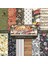 B10 12 Yaprak Çiçek Deniz Gül Baskılı Not Defteri Scrapbooking Arka Plan Kağıt Pedleri Vintage Önemsiz Günlük Kağıt Paketleri Zanaat Malzemeleri (Yurt Dışından) 1