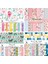B10 12 Yaprak Çiçek Deniz Gül Baskılı Not Defteri Scrapbooking Arka Plan Kağıt Pedleri Vintage Önemsiz Günlük Kağıt Paketleri Zanaat Malzemeleri (Yurt Dışından) 3