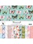 B10 12 Yaprak Çiçek Deniz Gül Baskılı Not Defteri Scrapbooking Arka Plan Kağıt Pedleri Vintage Önemsiz Günlük Kağıt Paketleri Zanaat Malzemeleri (Yurt Dışından) 5