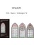 Kilise 6 Adet Hikaye Pencere Tarafından Kitaplar Için Imleri Pvc Parlak Şeffaf Sayfa Işaretleyici Tutucu Not Okuma Hediye A7105 (Yurt Dışından) 1