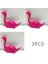 3 Adet Gül Kırmızı Kawaii Yaratıcı Loch Ness Canavarı Imi 3D Dinozor Öğrenci Çift Taraflı Kağıt Kitap Sayfası Klibi Okul Kırtasiye Malzemeleri (Yurt Dışından) 1