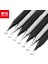 0.5mm Set-Siyah Mg Metal Mekanik Kurşun Kalem Seti Yedekli Siyah Gümüş 0.3,0.5,0.7,0.9mm Sanat Çizim Kroki 2b Kalemler Öğrenci Yazma Araçları (Yurt Dışından) 2