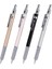 0.5mm Gümüş-Hb Kurşun Metal Kabuk Yazma Otomatik Mekanik Kurşun Kalem 0.3/0.5mm Grafit Çizim Ofis Malzemeleri Sanat Kırtasiye XS-303/305 Sakura (Yurt Dışından) 4