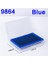 9864-BLUE Deli 9864 9865 Kare Damga Mürekkebi Pedi 85X135MM Damga Pedi Mürekkep Pedi Kırmızı Siyah Mavi Renkler Finans Kırtasiye Mürekkep Pedi (Yurt Dışından) 1